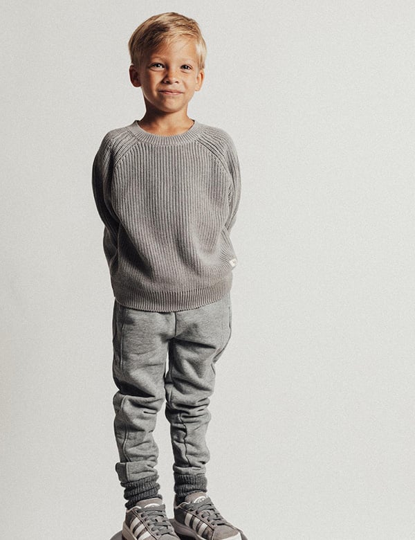 Kindermodel met blond haar Morris P.