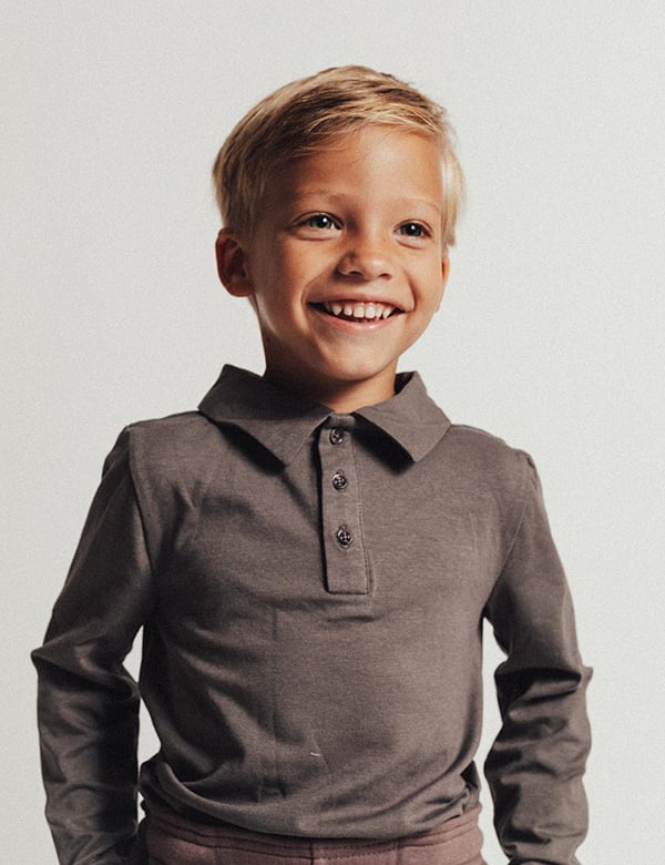 Kindermodel met blond haar Morris P.