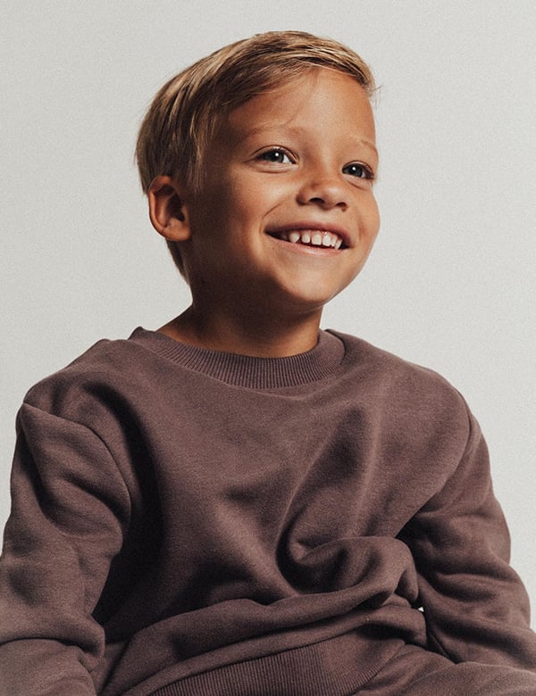 Kindermodel met blond haar Morris P.