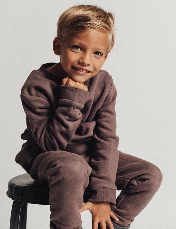 Kindermodel met blond haar Morris P.