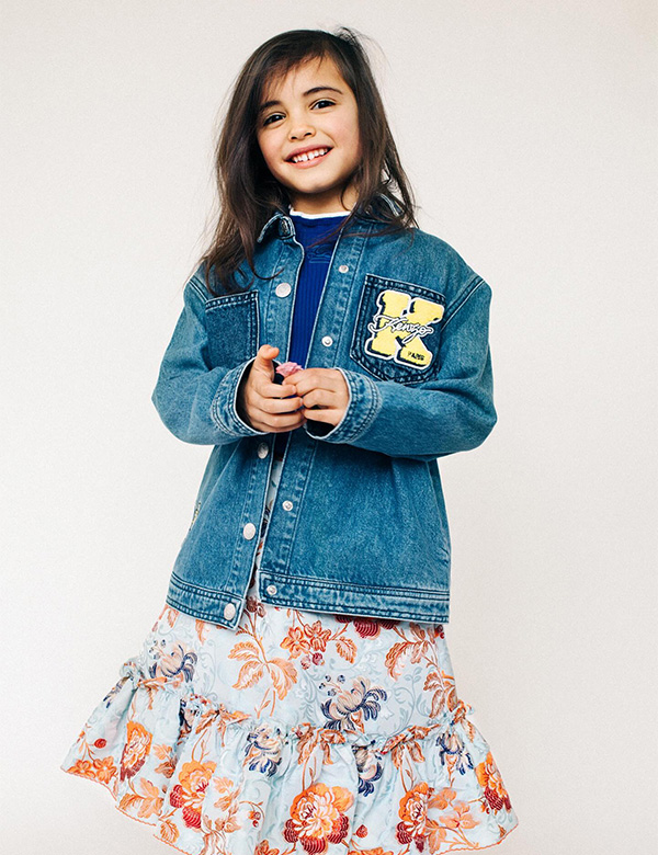 Kindermodel met bruin haar Vyenna