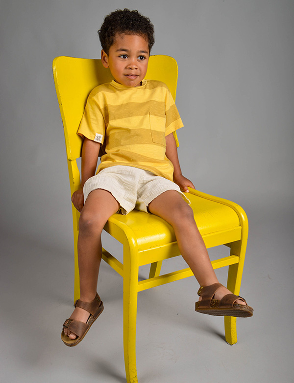 Kindermodel krullend haar Arthur