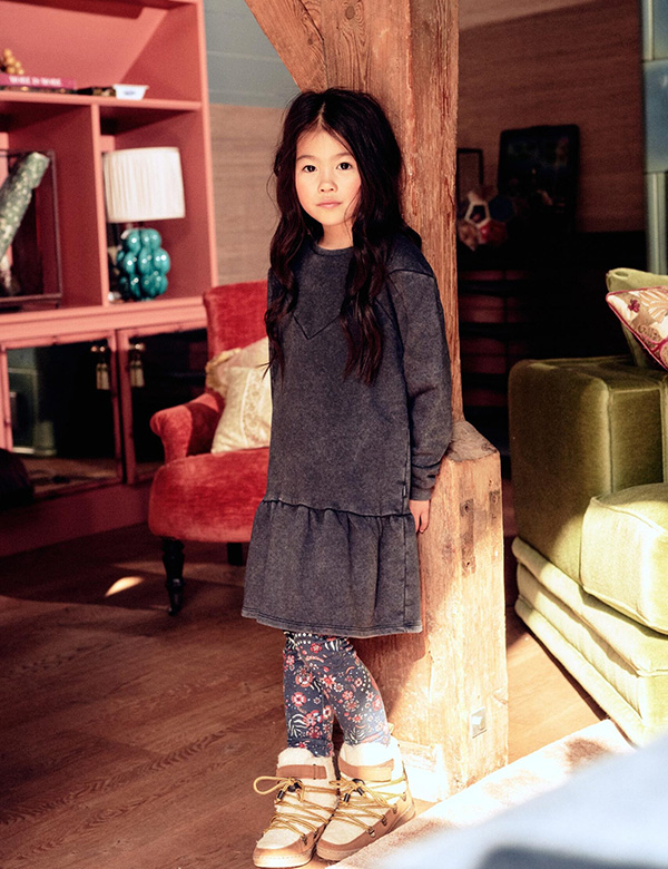 Kindermodel bruin haar Charlene