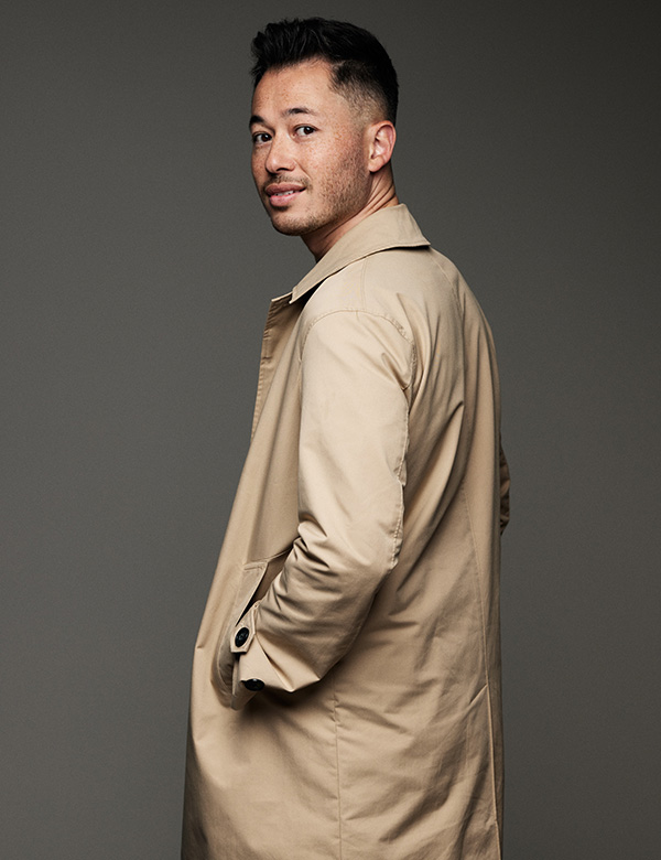 Mannelijk model kort haar Joji
