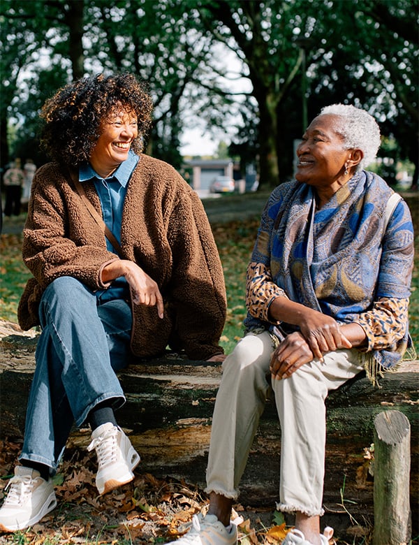 Seniorenmodel met grijs haar Maria P.