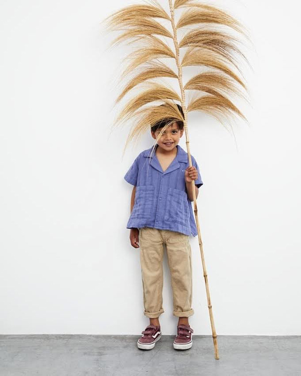 Kindermodel met bruin haar Morris We.