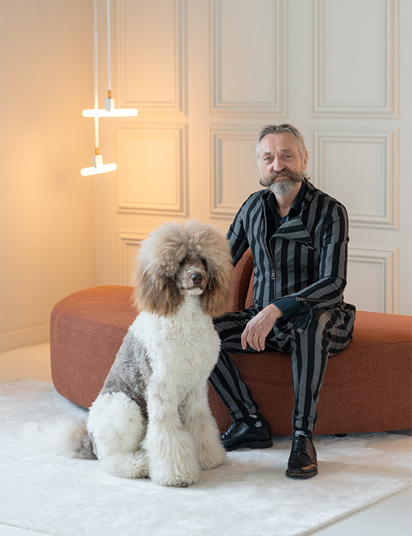 Mannelijk model met grijs haar Paulus