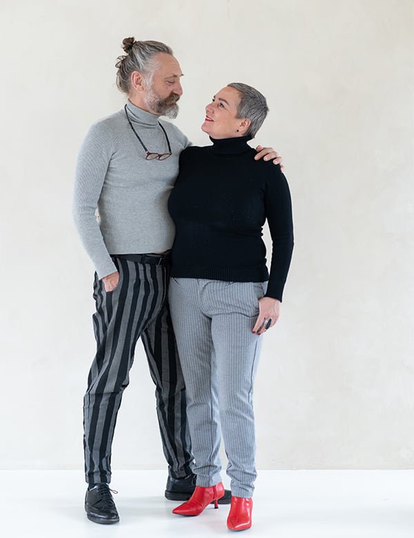 Mannelijk model met grijs haar Paulus