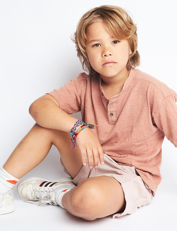 Kindermodel blond haar Samuel