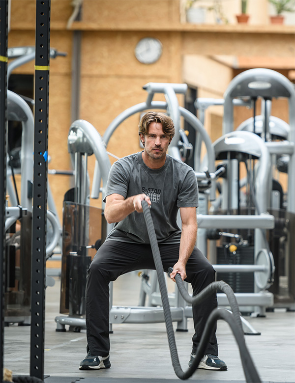 Mannelijk model met bruin haar Stef M.