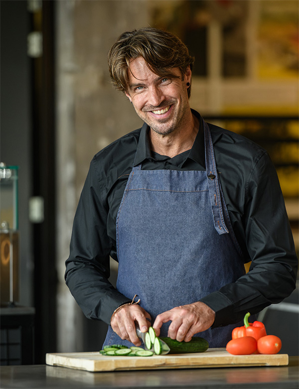 Mannelijk model met bruin haar Stef M.