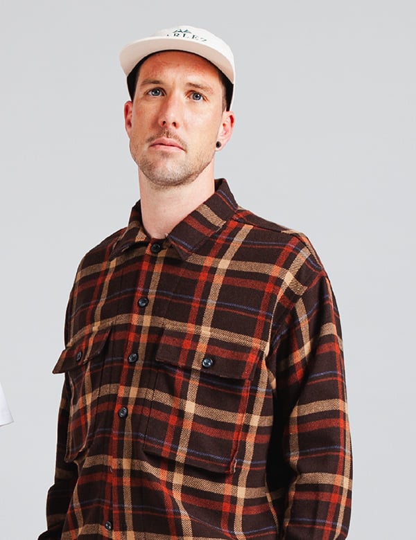 Mannelijk model met bruin haar Thomas