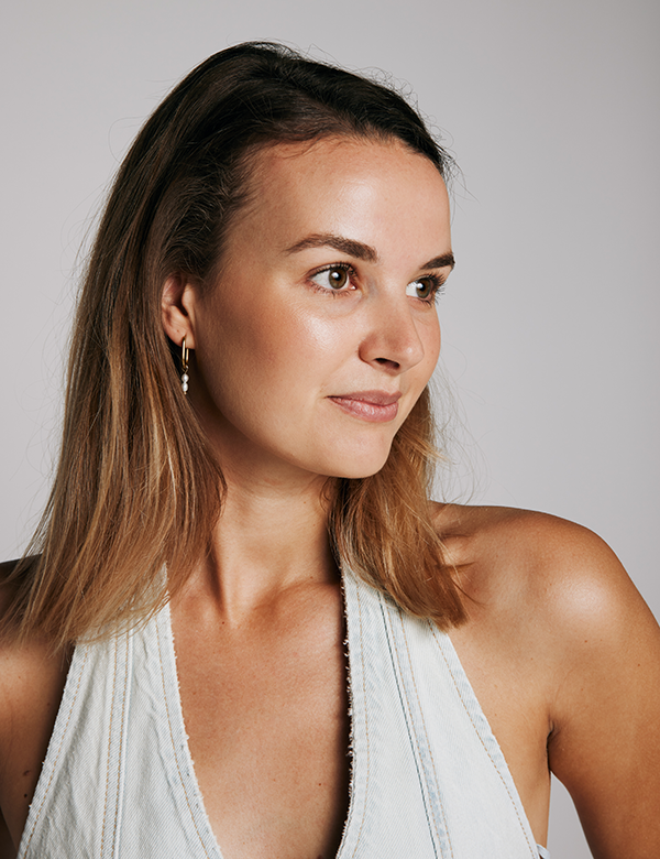 Vrouwelijk model Michelle Ne.