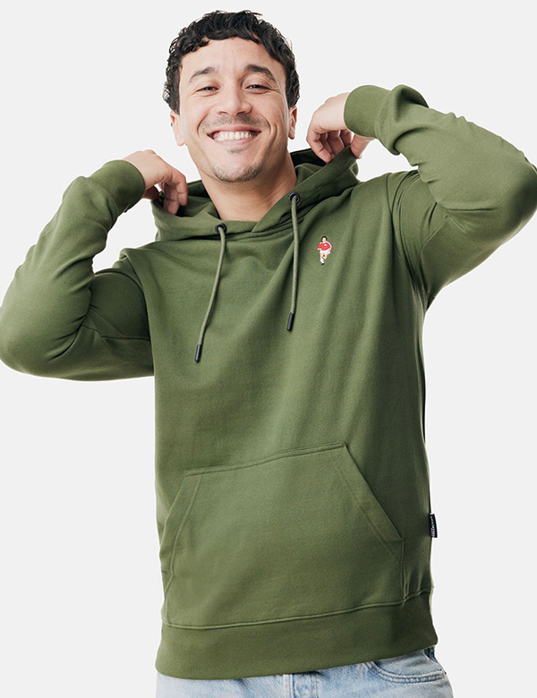 Mannelijk model met bruin haar Moussa.