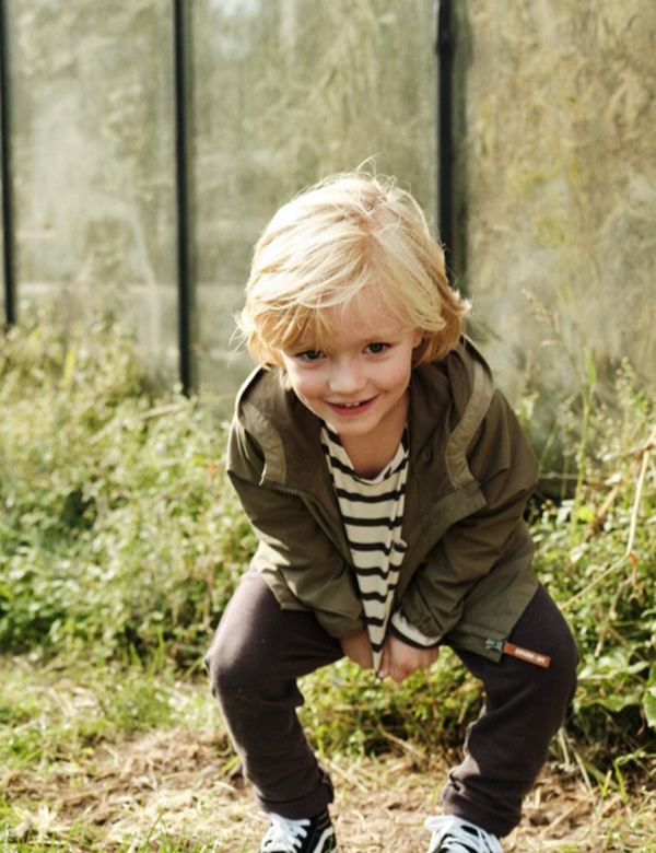 Kindermodel blond haar Mylz