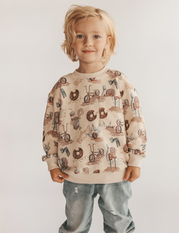 Kindermodel blond haar Mylz