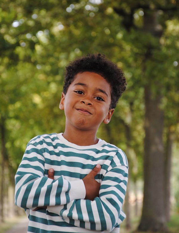 Kindermodel met donkerhaar Arthur B.