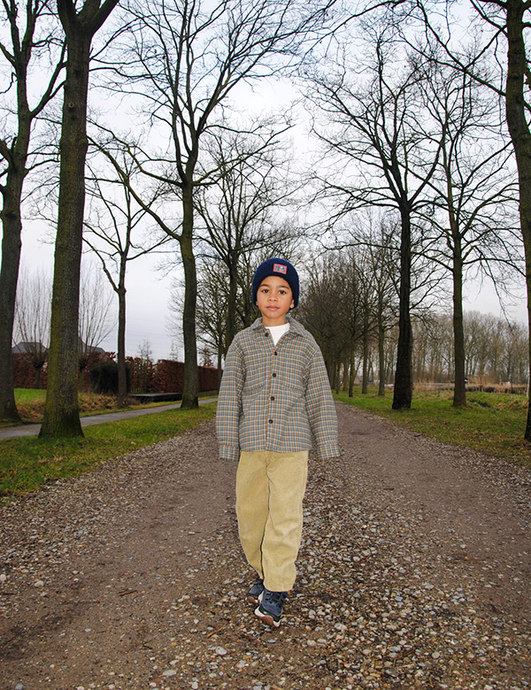 Kindermodel krullend haar Arthur B.