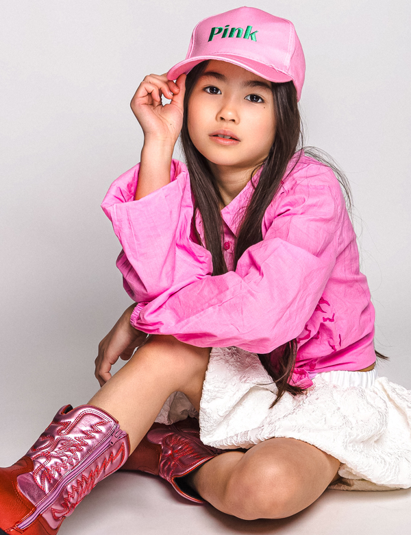 Kindermodel met zwart haar Charlene C.