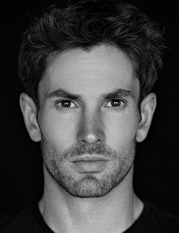 Mannelijk model met bruin haar David