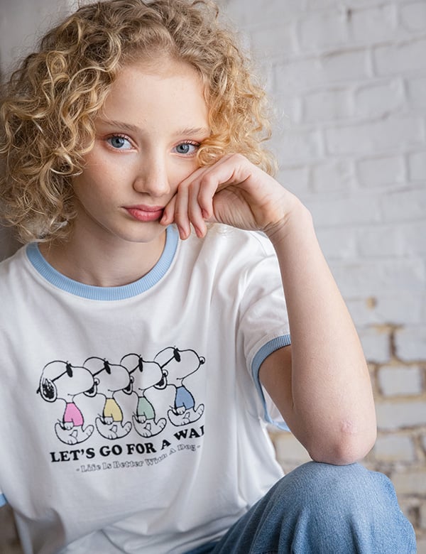 Kindermodel met krullend haar Eloïse