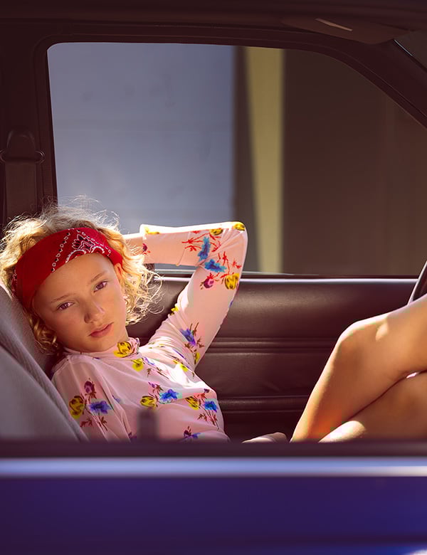 Kindermodel met krullend haar Eloïse