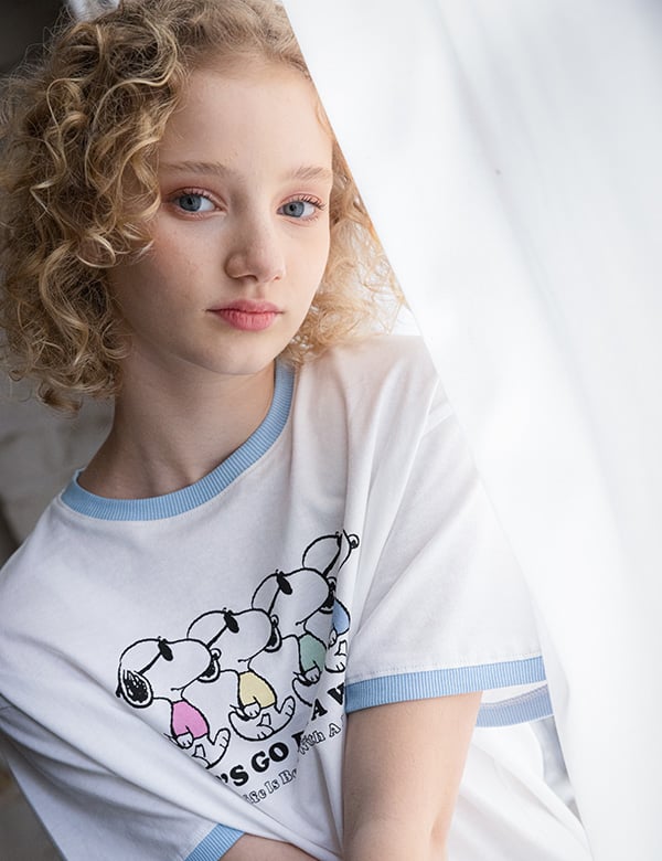 Kindermodel met krullend haar Eloïse