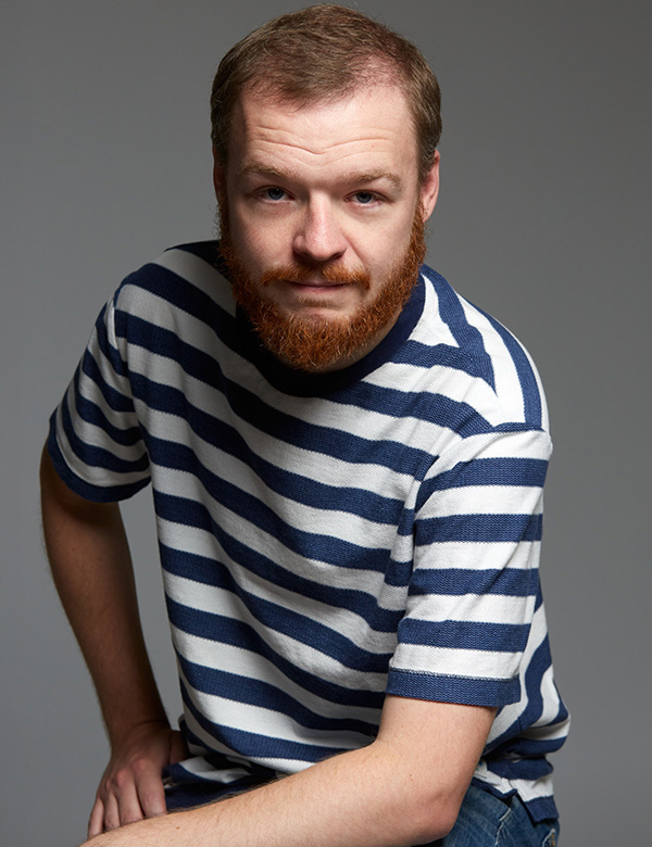 Mannelijk model met rossig haat Mick