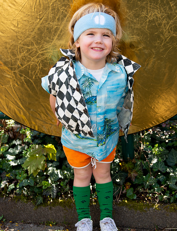 Kindermodel met blond haar Ravi