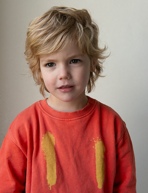 kindermodel met blond haar Ravi