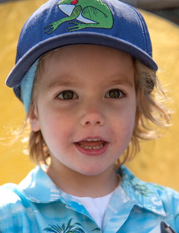 Kindermodel met blond haar Ravi