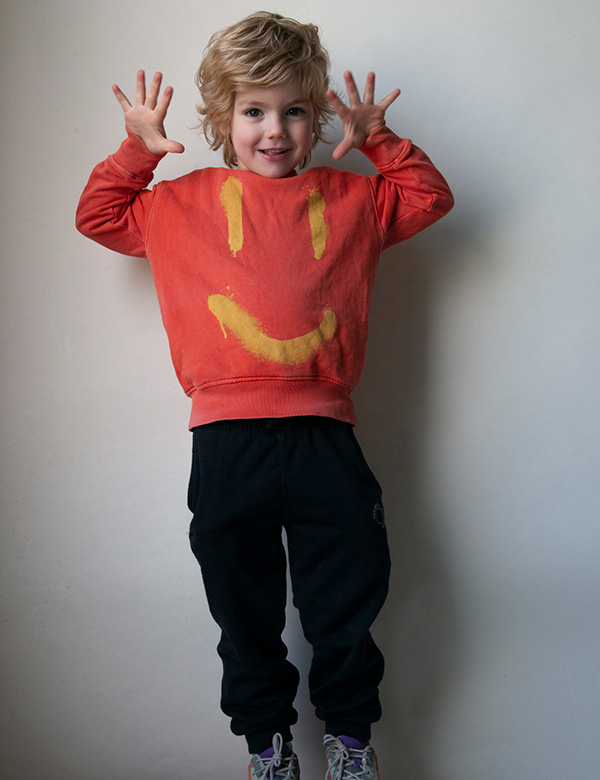 kindermodel met blond haar Ravi