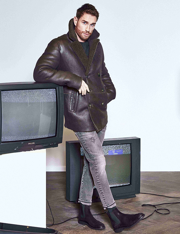 Mannelijk model kort haar Rick