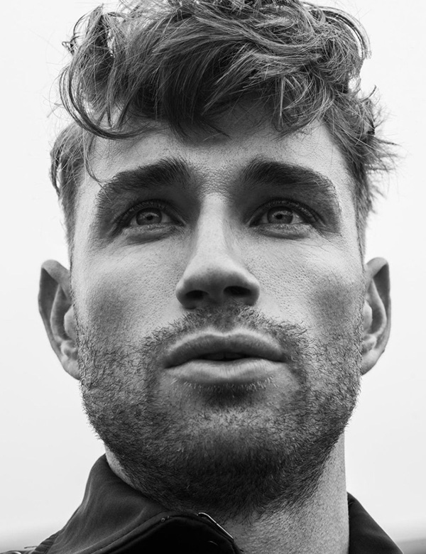 Mannelijk model kort haar Rick
