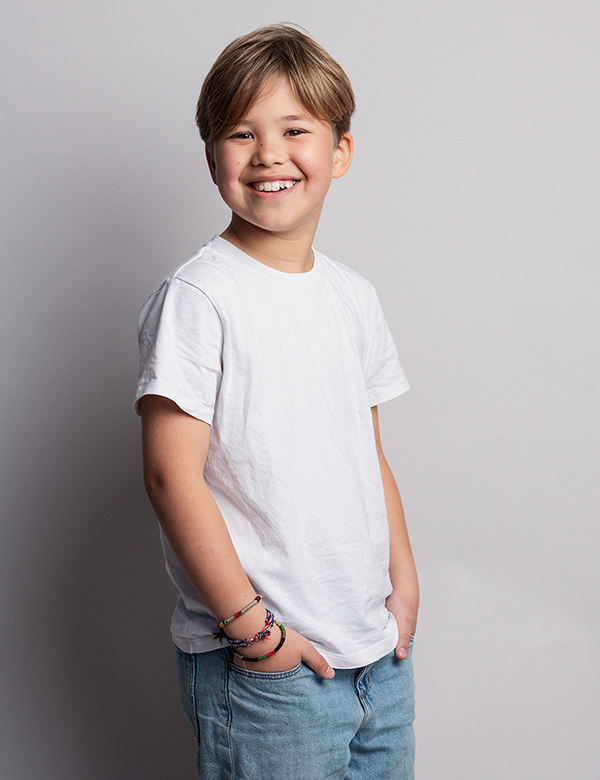 Kindermodel Samuel P.