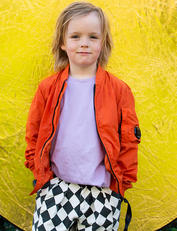 Kindermodel met blond haar Seff