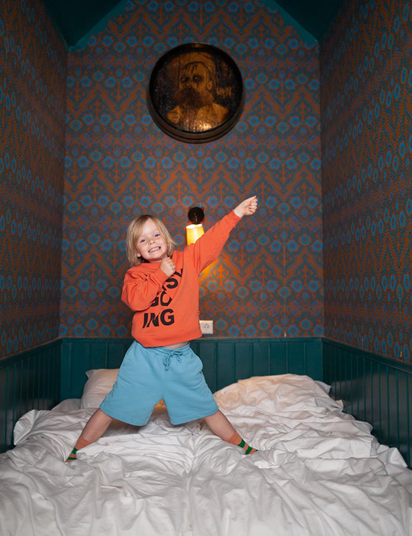Kindermodel met blond haar Seff