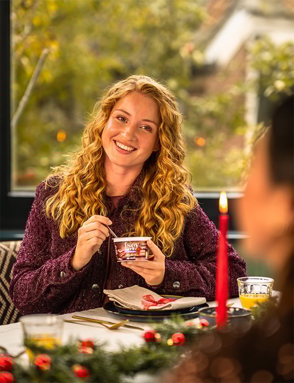Vrouwelijk model met rood haar Simone Vl.