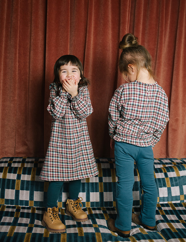 Kindermodel met donkerbruin haar Jill