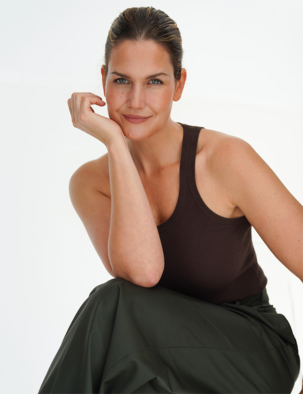 Vrouwelijk model Anne Ber