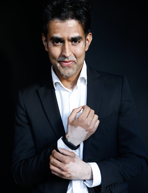 Mannelijk model met zwart haar Bilal