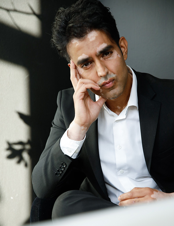 Mannelijk model met zwart haar Bilal