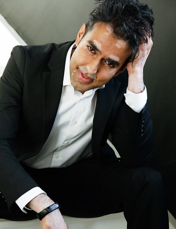Mannelijk model met zwart haar Bilal