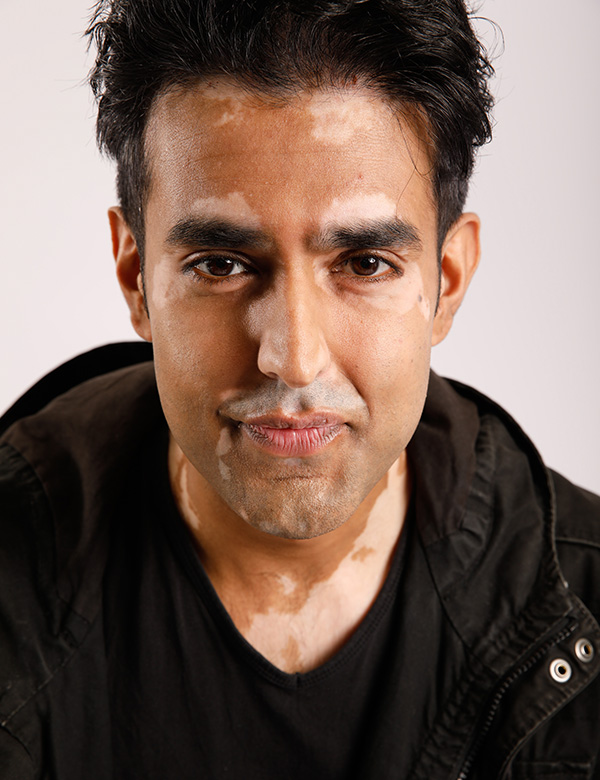 Mannelijk model met zwart haar Bilal