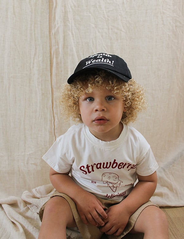 Kindermodel met blonde krullen Emanuel A.