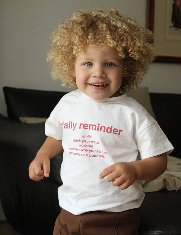 Kindermodel met blonde krullen Emanuel A.