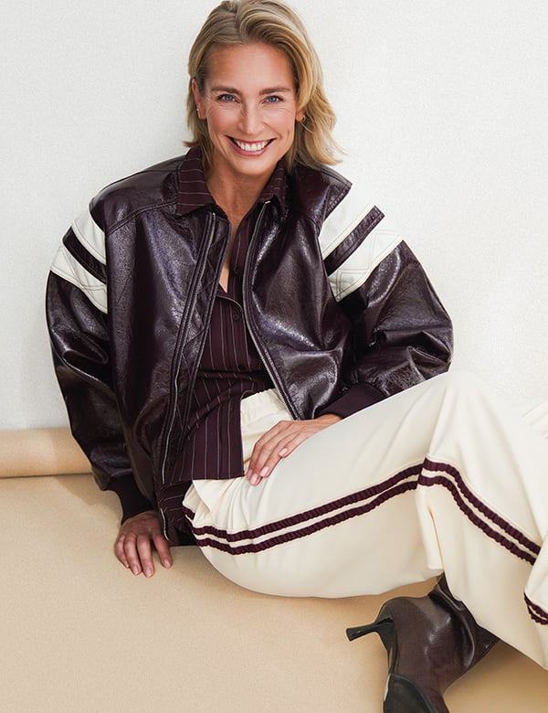 vrouwelijk model met blond heer Ilze L.