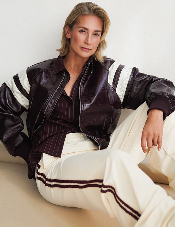 vrouwelijk model met blond heer Ilze L.