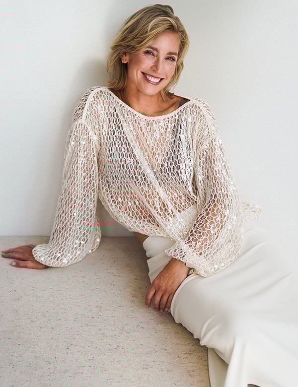 vrouwelijk model met blond heer Ilze L.