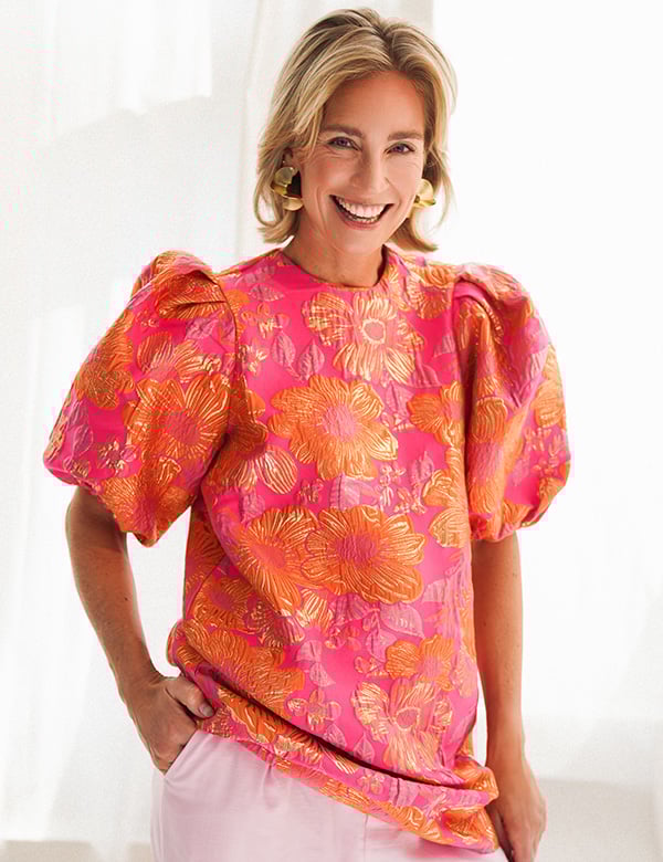 vrouwelijk model met blond heer Ilze L.